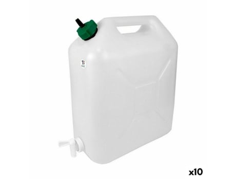 Garrafa de água Eda com torneira 29 x 15 x 35 cm (10 unidades)