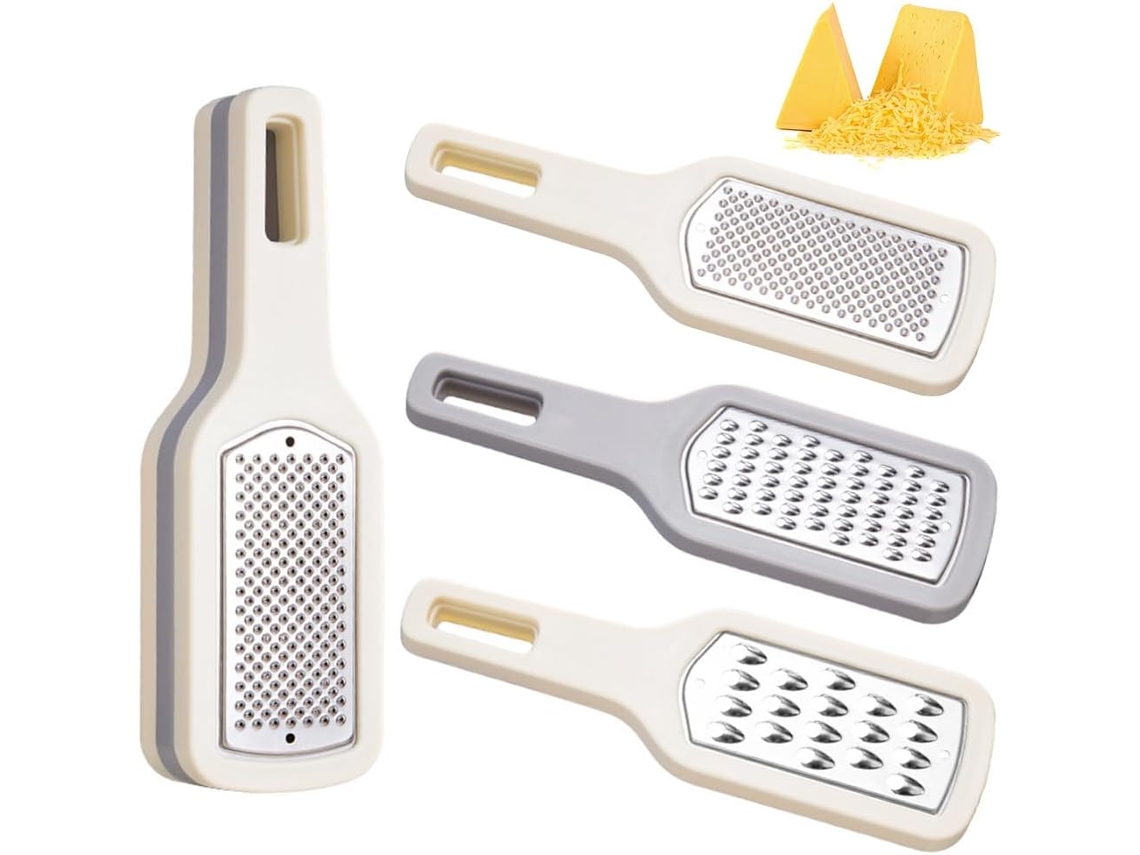 Conjunto De 3 Fatiadores Queijo E Raladores Limão, Em Aço Inoxidável 304. Aquaforge
