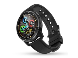 Smartwatch YIZHOOD Te520 Monitoramento Do Ritmo Cardíaco Do Sono Saudável Preto