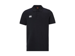 Camisa Polo Canterbury Masculina Preta Esportiva Casual Waimak S