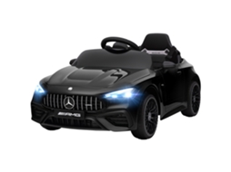Carro Elétrico Infantil Preto (12v, Controle Remoto, Led, Música, 3 6 Anos)