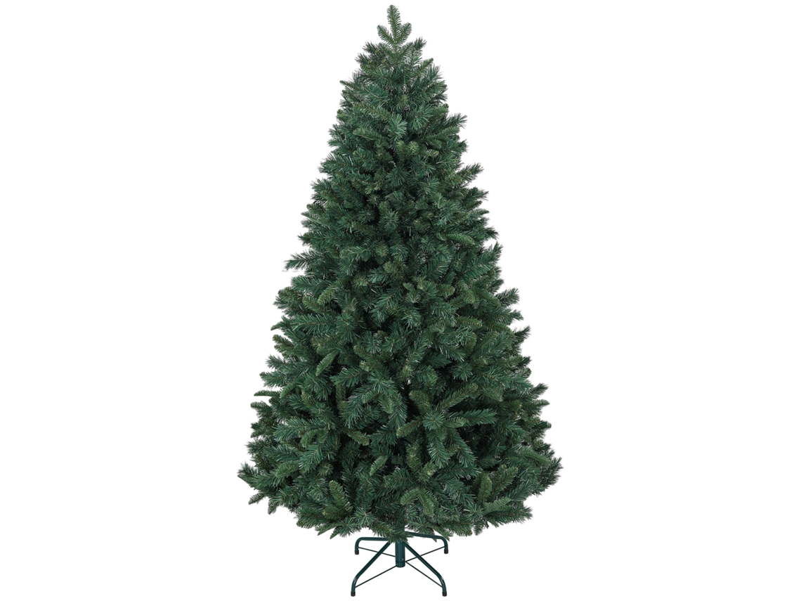 Árvore De Natal Artificial De 180 Cm Com 1061 Galhos E Base De Metal, Verde.