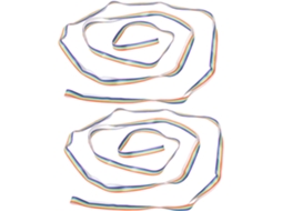 Inoomp 2-cordas De Pular Elásticas Largas E Coloridas Para Adultos, Jogo Tradicional Chinês De Pular, Ideal Para Festas