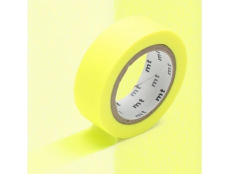 Fita Crepe Monocromática Amarelo Claro 1,5 cmx7 M YOUDOIT