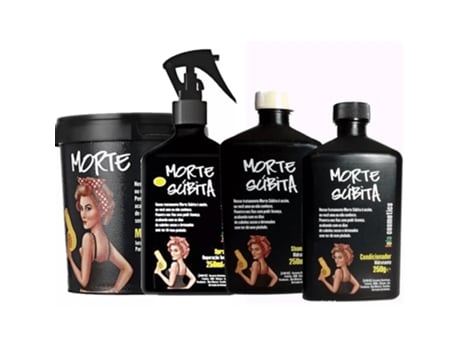 Lola Cosmetics Kit Morte Súbita Máscara Shampoo Condicionador Spray Reparador LOLA COSMETICOS