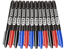 Canetas De Tinta Em Três Cores, 9 Unidades No Total, Com Tinta