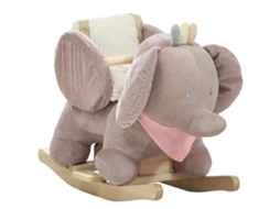 Balanço Elephant Madeira, Filhos Interativos, 1,5-3a, 65x35x50cm, Marrom-qaq