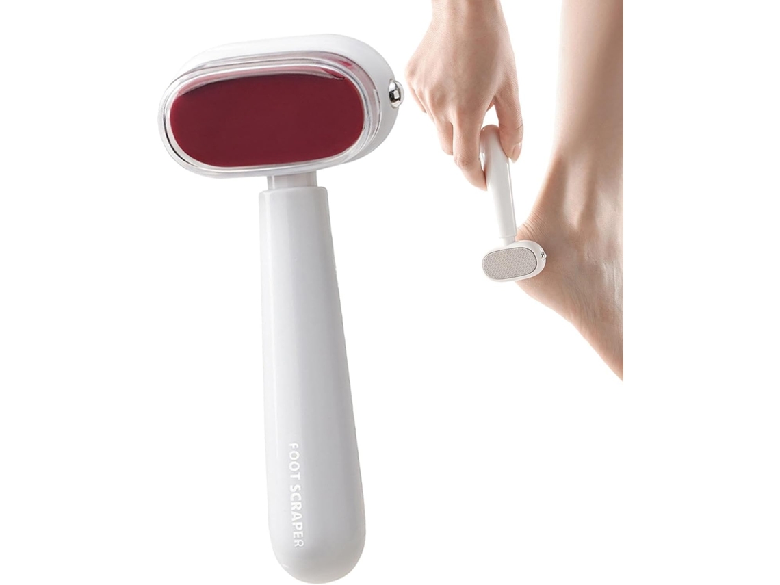 Lixa De Pés Reutilizável De Aço Inoxidável De Dupla Face