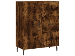 Aparador 69,5x34x90 cm Derivados de Madeira Cor Carvalho Fumado MAISON EXCLUSIVE