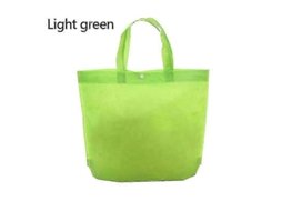 Sacola De Compras Reutilizável E Dobrável Com Botão, Feita De Tecido Não Tecido Resistente, Ideal Para Guardar Seus Pertences. Reciclável E Ecoló