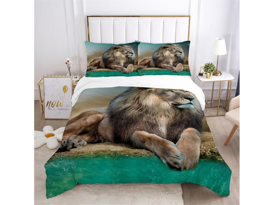 Conjunto de Cama Bolas Tênis Microfibra com Fronha 220x240 Cm S/MARCA
