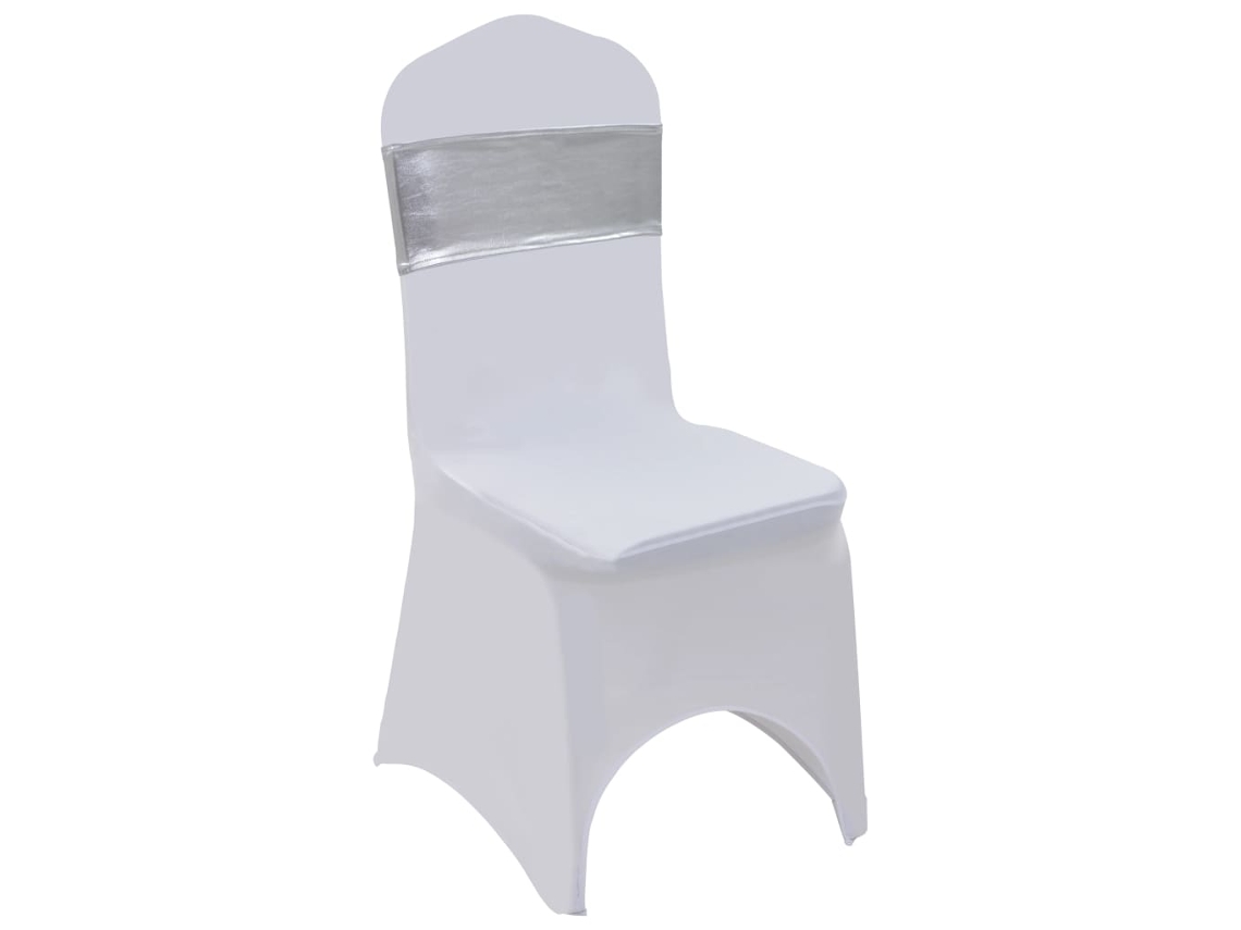 Chair Ribbon, Chair Ribbons Vidaxl Prateado Tecido (n/a)