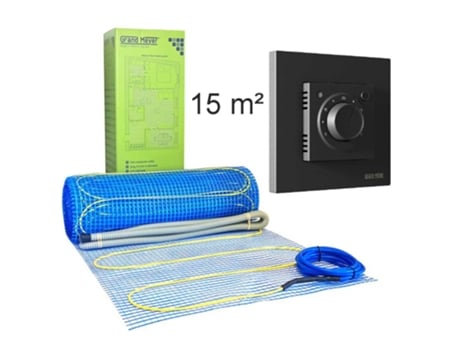 Kit De Aquecimento Por Piso Radiante 15 M², 170 W/m² Mst 9n Termostato Grand Meyer
