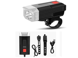 Farol Aviso Bicicleta 2600mah 3modos 4efeitos Sonoros Infantil/mtb Preto Yizhood