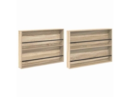 Conjunto de prateleiras para revistas Carvalho Sonoma 100x12x70 cm MAISON EXCLUSIVE