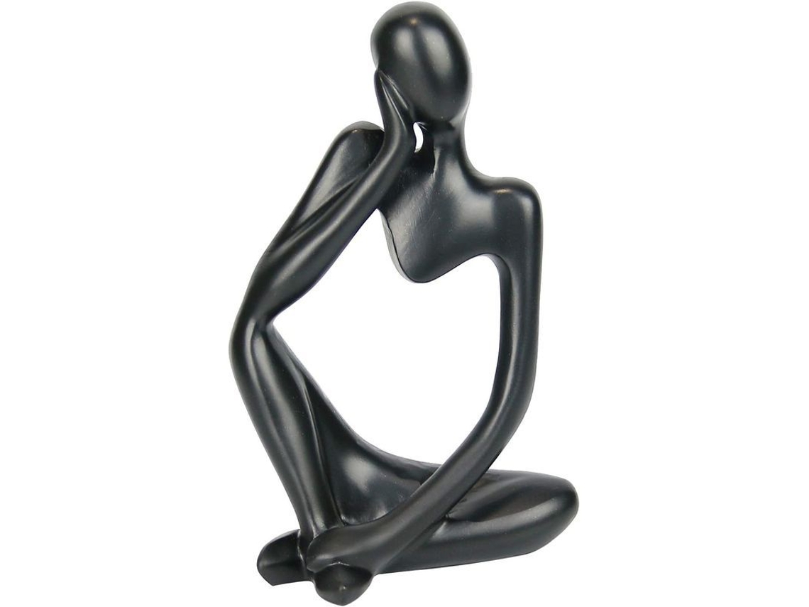Estátua De Resina Estilo Pensador Escultura Abstracta Decorativa Figura Coleccionable