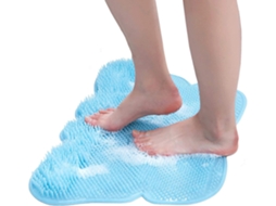 Lurelia Escova Massageadora Para Pés, Para Duche, Com Ventosas, Limpeza E Acupressão, Base Antideslizante, Plantar