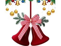 Sinos de Natal Flocados para Decora o Enfeites Pendurar Casa Porta Entrada Escrit Rio Escada Peitoril da Janela Parede VAYOTOY
