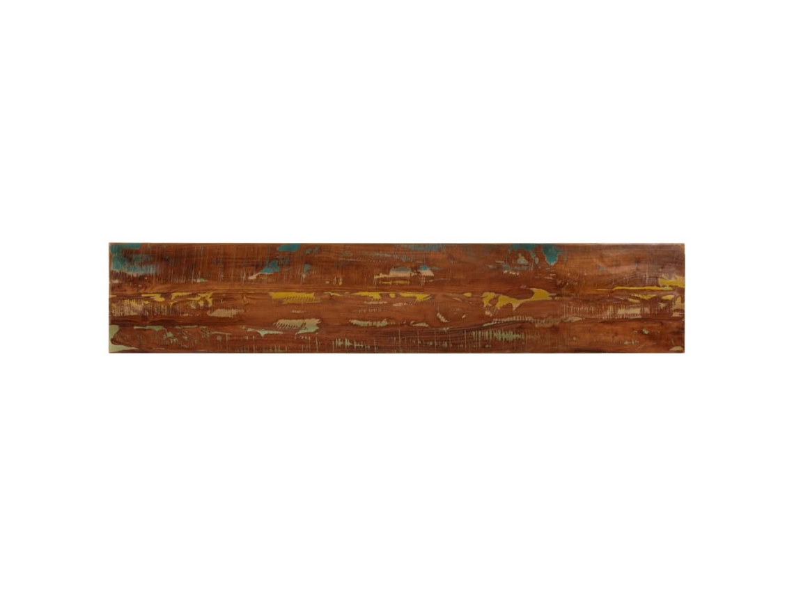 Vidaxl Tampo De Mesa Retangular 140x20x3,8cm Madeira Recuperada Maciça