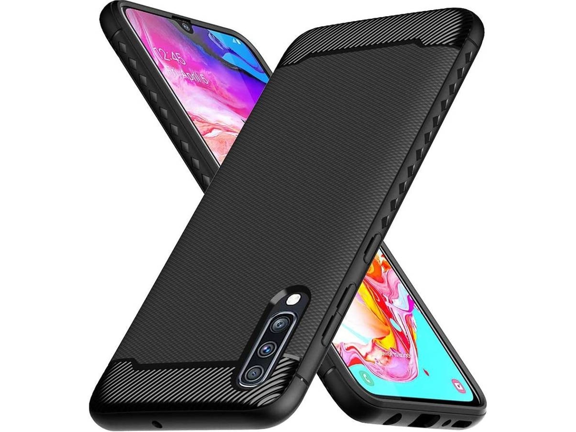 Capa Samsung Galaxy A70 HONGWE. Preto