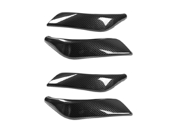 4 Peças Acabamento Interior do Puxador da Porta em Fibra de Carbono para F20, F21, F22, F23 (2012 2018) Modelos de 2 Portas (painel de Puxar)