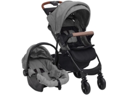 Baby Stroller, Baby Strollers Vidaxl Cinzeto Aço