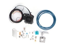 Kit De Extruder Completo Montado Com Tubo Ptfe E Bico De Latão 0.4mm Dc24v Para Ender-3 V2