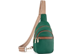 Bolsa Tiracolo Pequena Feminina De Couro, Bolsa Transversal, Pochete, Bolsa De Peito Para Viagem, 8-lichee Green
