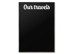 Magnetic Board For Wall Our Travels For The Bedroom Espelharte (70x100 Cm)