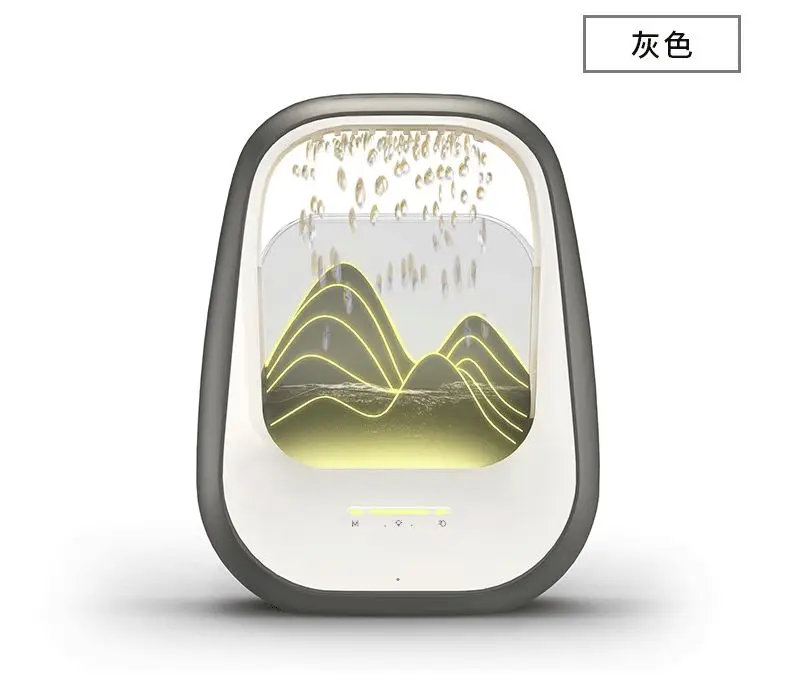 Caixa de Som Bluetooth MDUG com ruído branco, umidificador, Mountain View, design de vista para a montanha