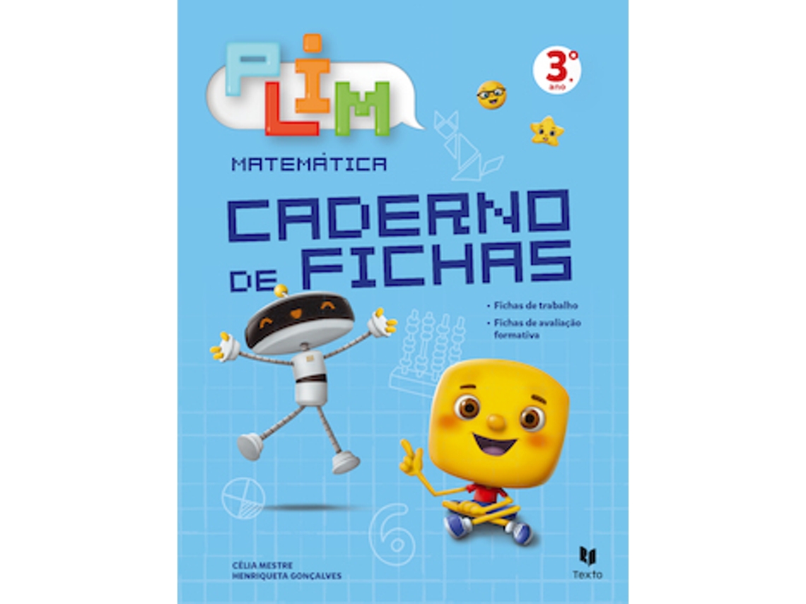 Plim! - Matemática 3.º  Caderno De Fichas 2026