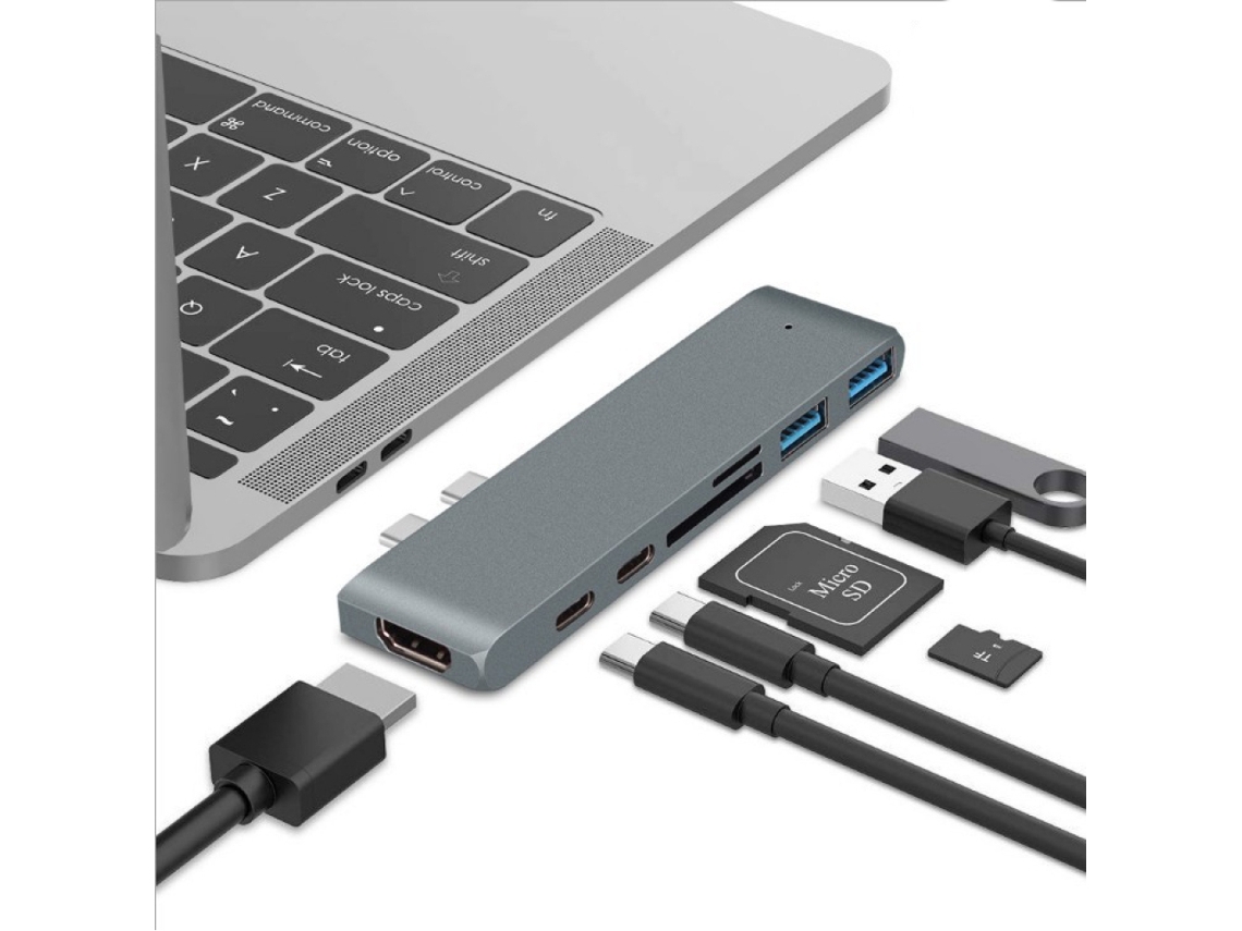 Hub Usb C Para Macbook Pro M1/air M1 2020 2019 2018 13 15 16 Polegadas*