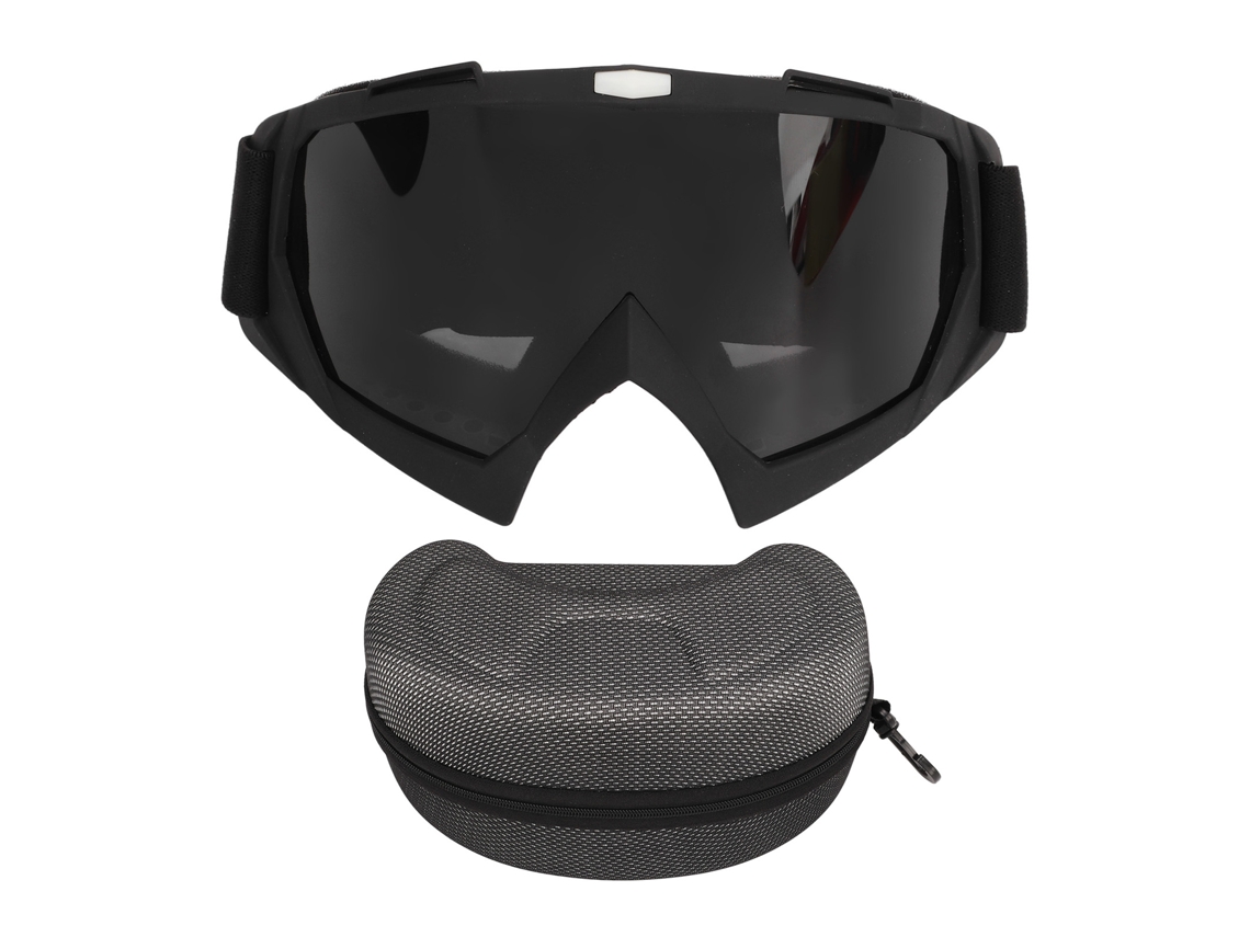 Gafas de Ski Desportivas Antivento Lente Cinza Marco Preto S/MARCA