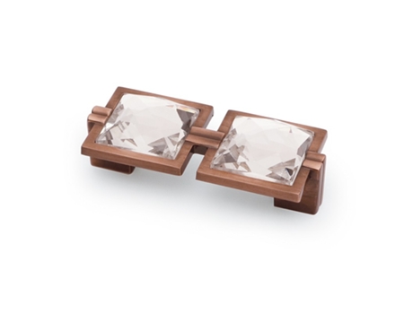 Cabo Zamak Dafne 64Mm Acabamento Cromo Bronze ZAVINNA
