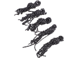 Conjunto De 5-cordas Fixação Para Barraca Camping, Pretas