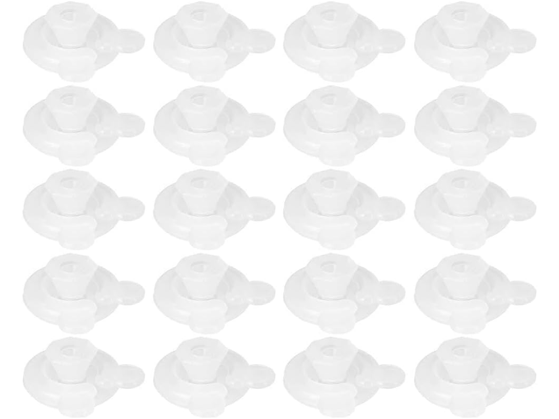 Conjunto De 20 Prendedores Plástico Para Roupa Cama, Ideais Para Pendurar No Quarto Cores Sortidas