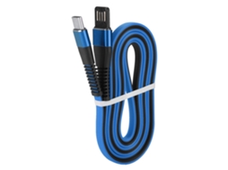Cabo de Dados Type C duplo, 1m, azul preto EOOCOO | EOOCOO