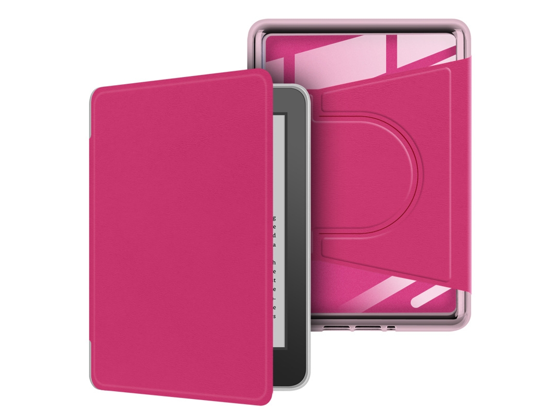 Capa Para Amazon Kindle 2024 (6") Rosa Vermelha Cuich