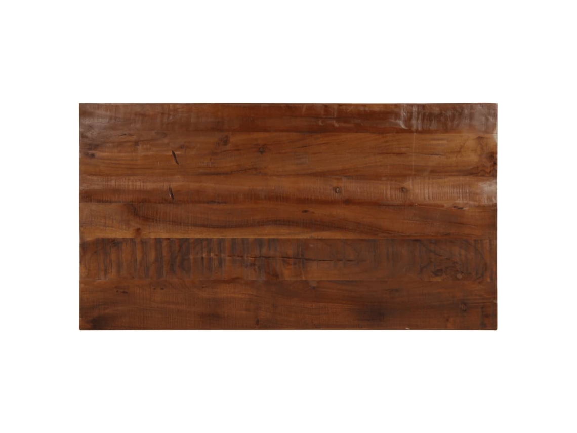 Vidaxl Tampo De Mesa Retangular 110x50x2,5cm Madeira Recuperada Maciça