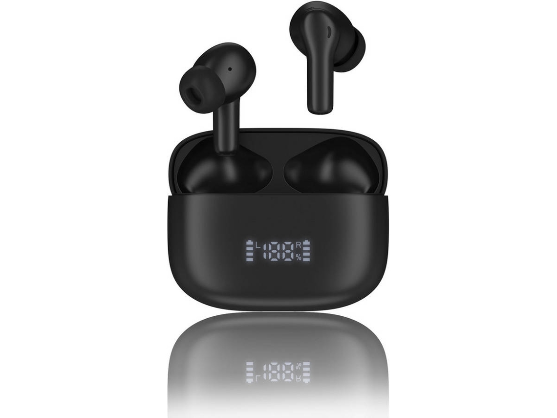 Auriculares Bluetooth ROADSTAR HED-380NCBTBK (In Ear - Microfone - Noise Cancelling - Preto)