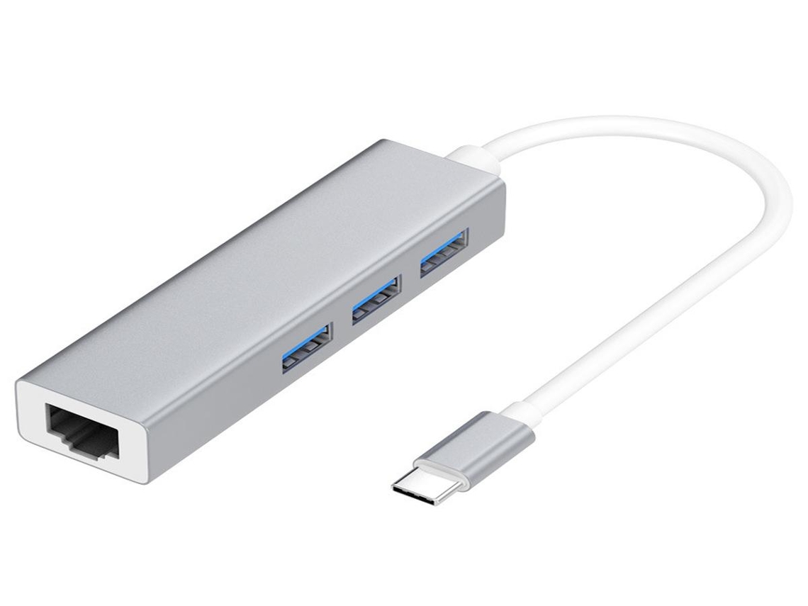 Lurelia Dock Usb Com Ethernet Gigabit, Usb 3.0, Usb 2.0 Branco Resistente
