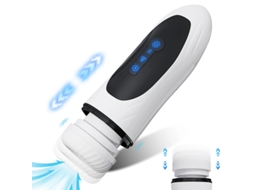 Copo Masturbador Masculino Com Suco Telescpica Automtica (branco)
