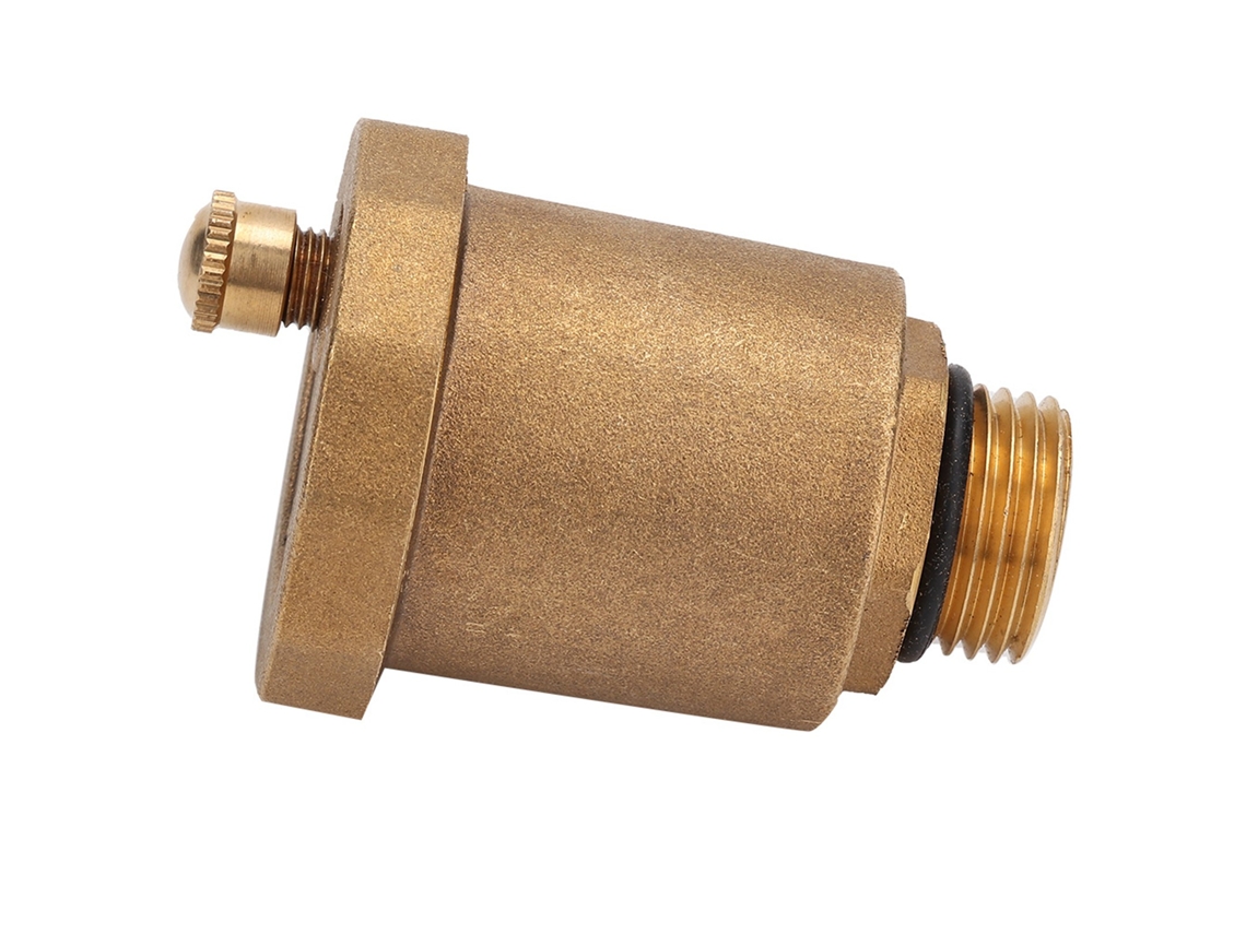 Válvula Automática De Vento De Ar De Latão Com Rosca Macho G1/2" Exaustão Rápida