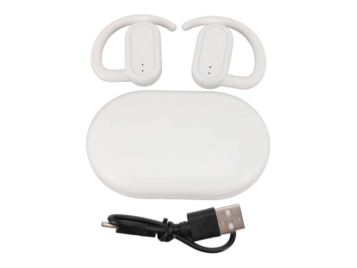 Fones Mali tradutor miniatura, 144 idiomas, Bluetooth 5.4, tradução em tempo real, branco, para iOS e Android