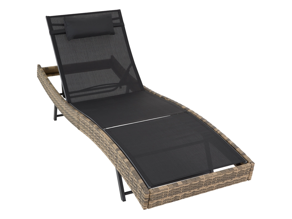 Espreguiçadeira De Rattan Moana TECTAKE