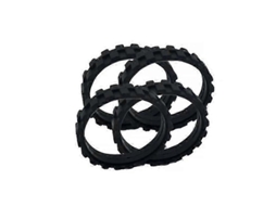 Rodas de silicone para aspirador series 500 600 700 800 I7 S9 com 4 peças | S/MARCA