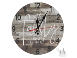 Relógio De Parede Retro Silêncio Decorativo