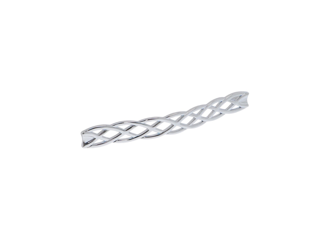 Puxador para Móveis HARDWAREXCHANGE em Zamac com 192mm de distância entre centros, cromado polido, conjunto de 6