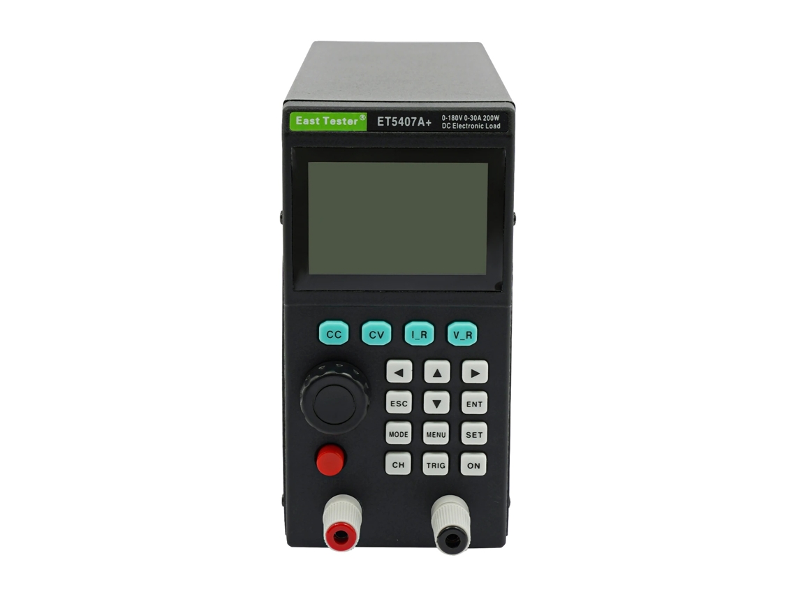 Testador De Carga Eletrônica, 200w De Potência, Modos De Teste Múltiplos, Preto