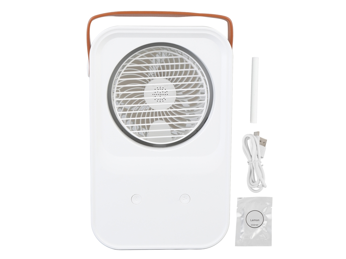 Mali ventilador de Ar Portátil com Display Digital Mini Resfriador de Ar Ajustável Velocidade Mesa Casa Escritório